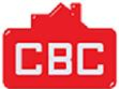 Red, house logo for Courtenay Building Contractors.